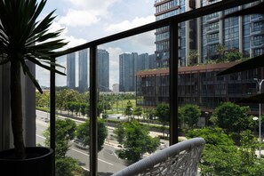 Superior appartement, 3 slaapkamers, keuken, uitzicht op de stad | Uitzicht op de stad