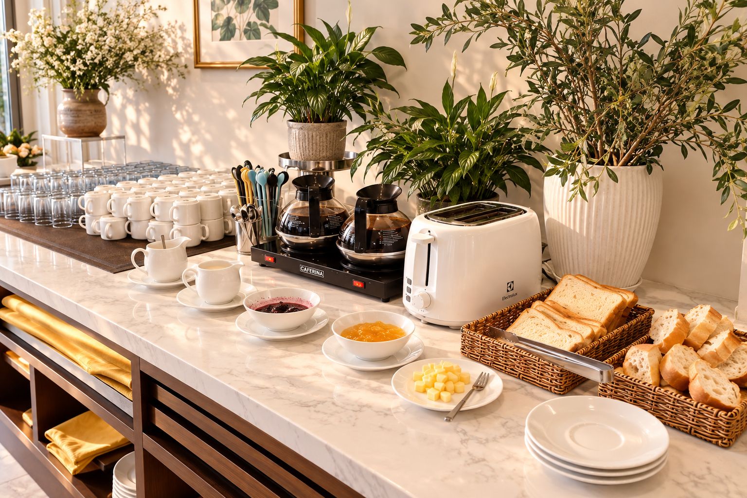 Breakfast buffet