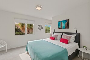 6 bedrooms, iron/ironing board, travel cot, free WiFi