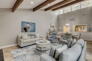 Smart TV, fireplace, offices