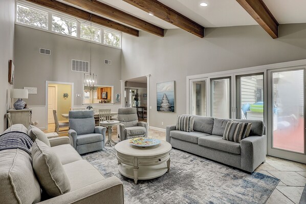 Smart TV, lareira, escritórios