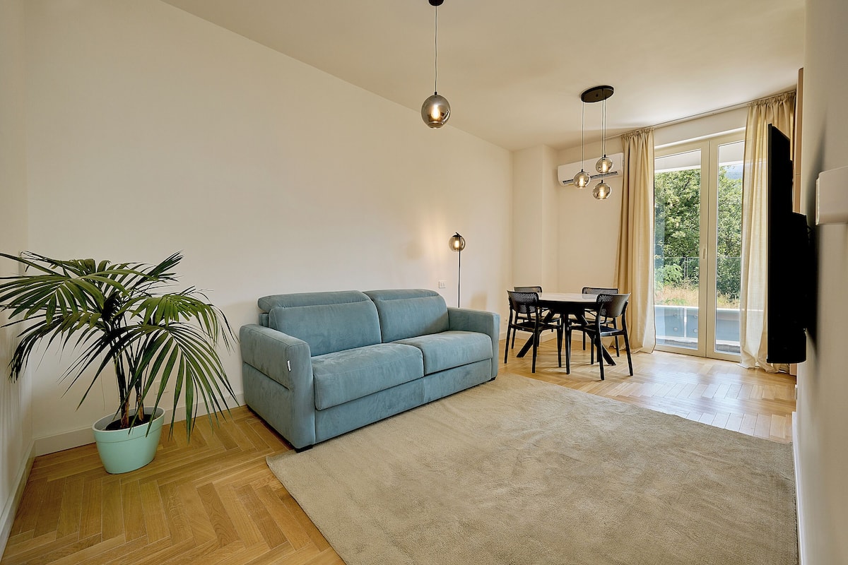 Luxe appartement | 1 slaapkamer, een kluis op de kamer, verduisterende gordijnen