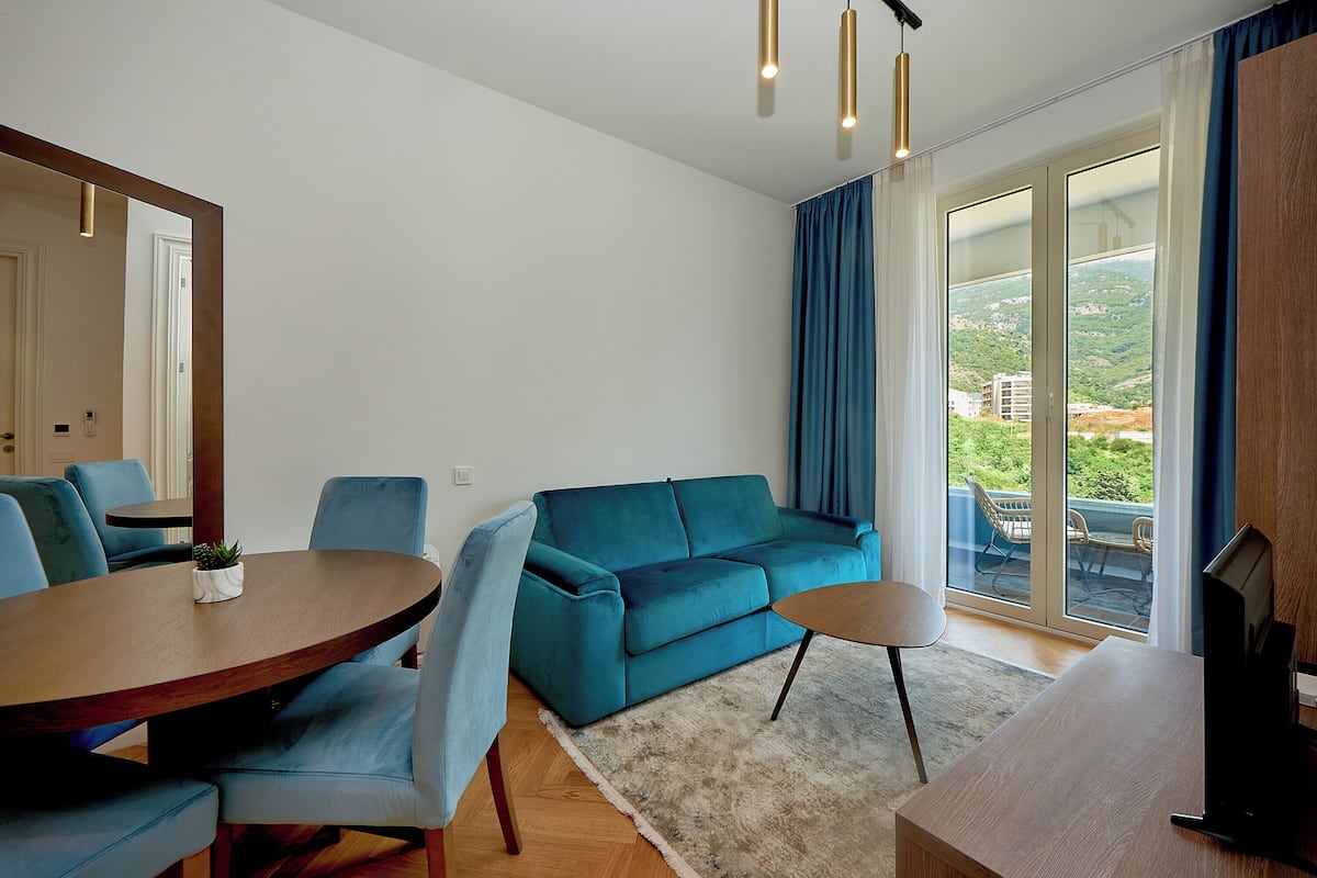 Luxe appartement | 1 slaapkamer, een kluis op de kamer, verduisterende gordijnen