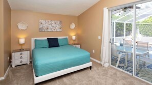 House, Multiple Beds, Pool Access, Pool View (Beachy Retreat)