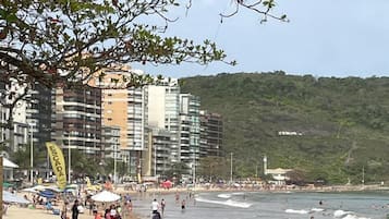 En la playa