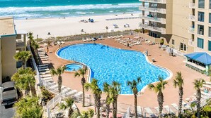 Pool - 🏖️Beach Front | Heated Pool | Hot Tub | Tidewater 1902☀️ (Panama City Beach)