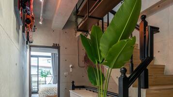 Exclusive Double Room | Living area | 65-inch LCD TV with digital channels, Netflix, streaming services