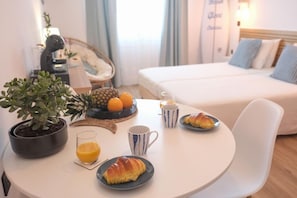 1 makuuhuone, silitysrauta/-lauta, vauvan matkasänky, ilmainen Wi-Fi