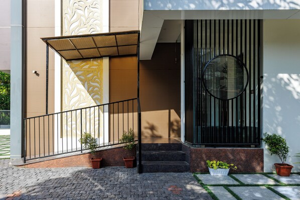 Façade de l’hébergement