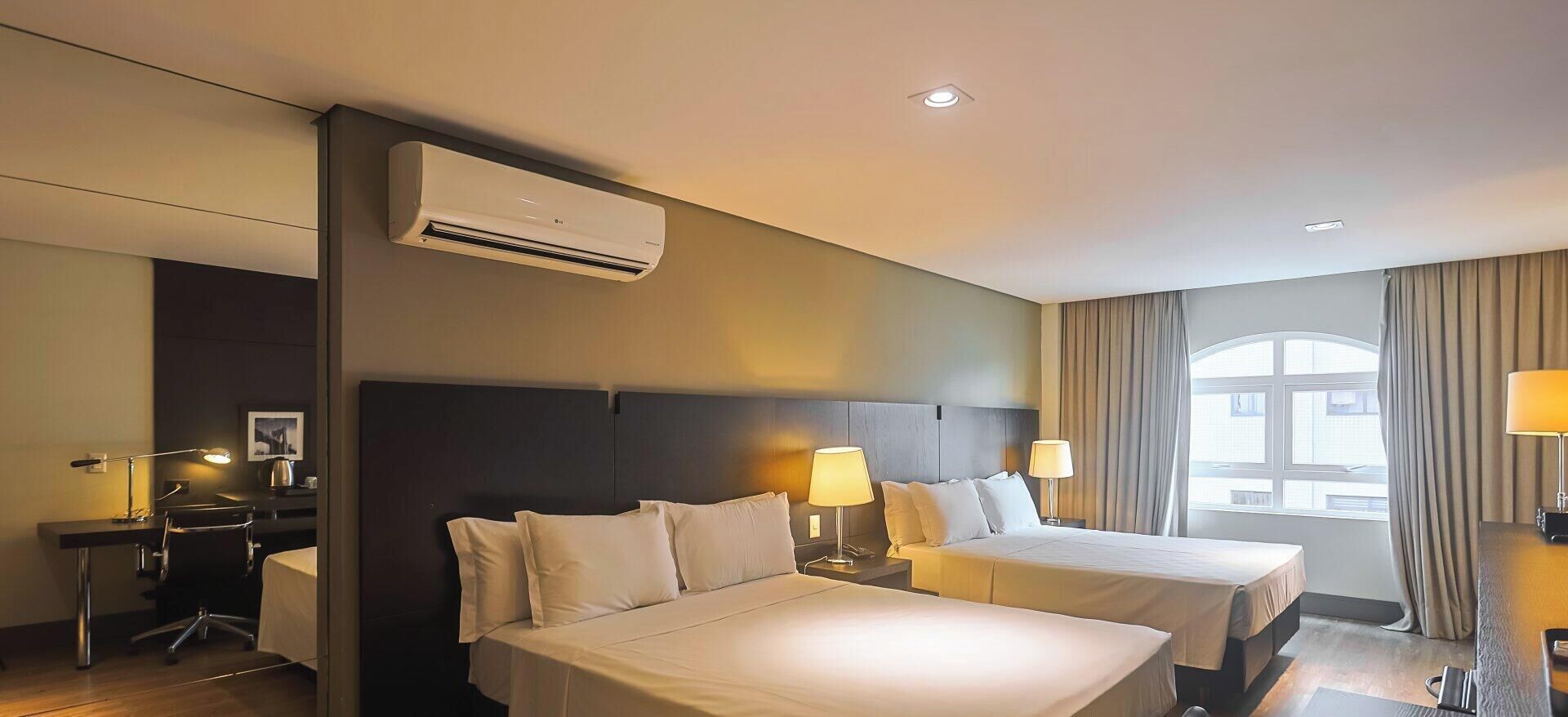 1 quarto, acesso à internet, roupa de cama