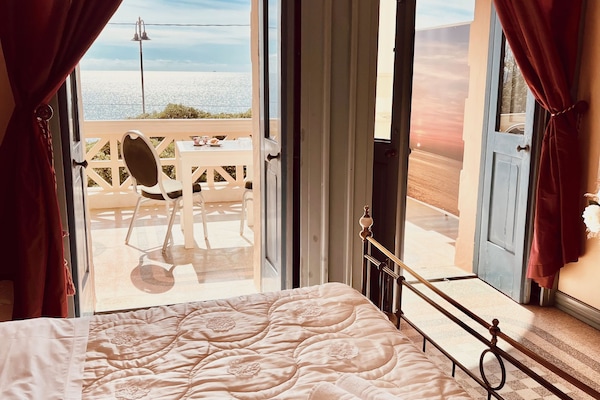 Superior-Doppelzimmer, 1 Queen-Bett, mit Bad, Meerblick