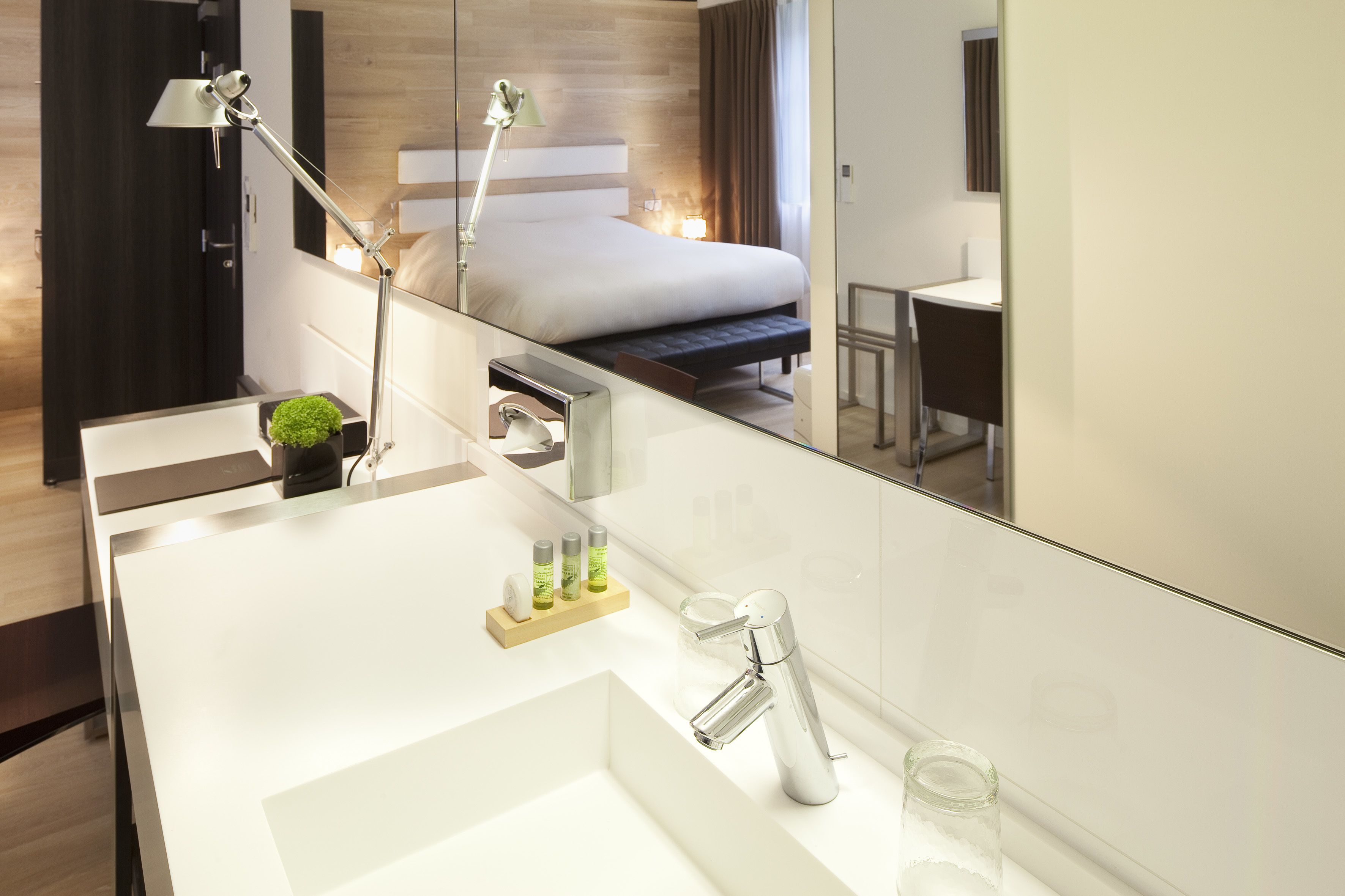 deluxe room | bathroom | shower, designer toiletries, hair dryer, bathrobes