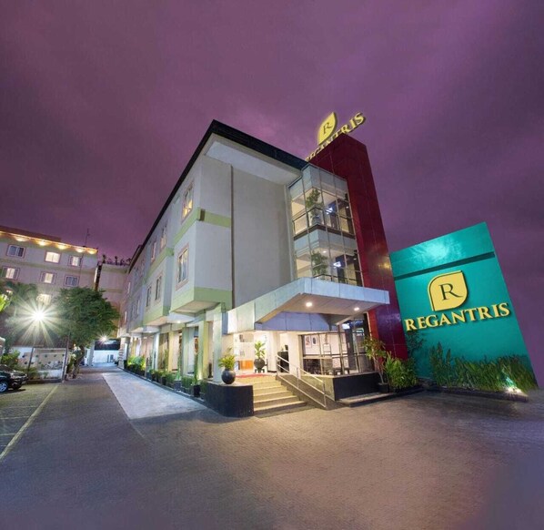 Majoituspaikan julkisivu