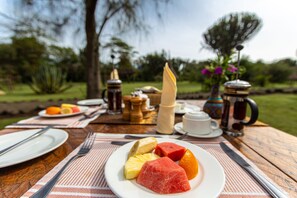 Gratis frukost enligt egen beställning varje dag 
