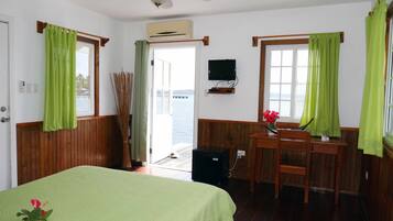 Comfort Cabin, 1 Queen Bed, Accessible, Ocean View | Premium bedding, minibar, in-room safe, individually decorated