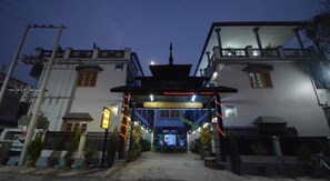 Front of property - evening/night