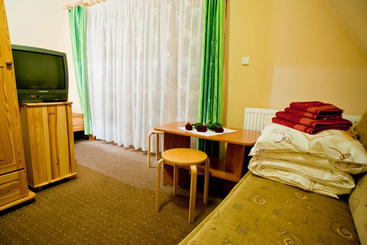 Economy studio, balkon (for 4 people) | Woonruimte | Televisie