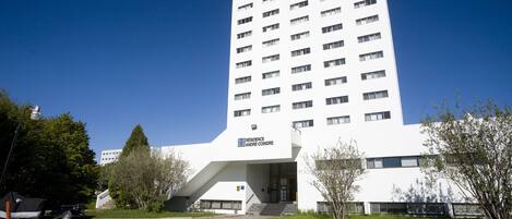 Majoituspaikan julkisivu