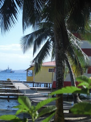 Accommodatie ligt op het strand