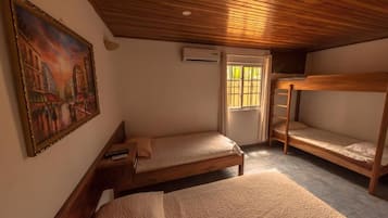 Family Room (1 Double Bed + 3 Single) | In-room safe, free WiFi, bed sheets