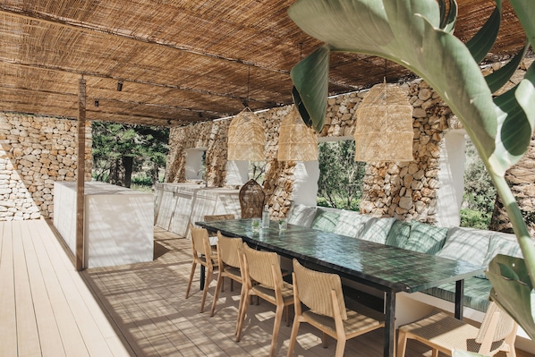 Terrace/patio - Hotel Rural Sant Patrici (Ferreries)