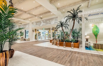Interior entrance at Margaritaville Hollywood Beach Resort
