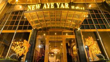 Front of property – evening/night