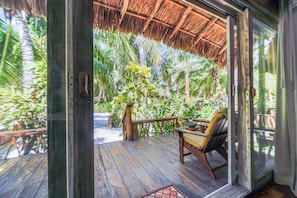 Room, 2 Double Beds, Garden View | View from room