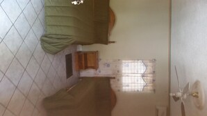 Desk, rollaway beds