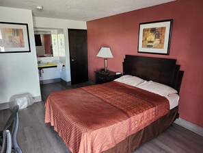 经济单人房 | 办公桌、笔记本电脑工作区、免费 WiFi、床单