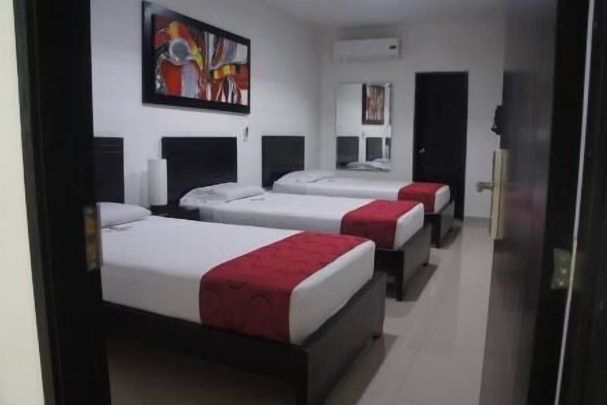 Minibar, blackout curtains, free rollaway beds, free WiFi