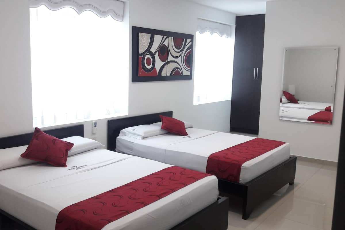 Minibar, blackout curtains, free rollaway beds, free WiFi