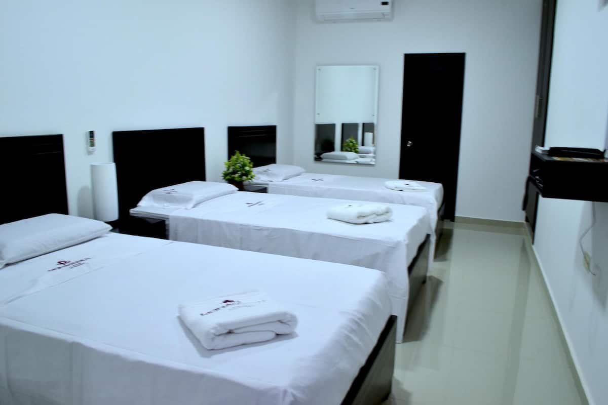Minibar, blackout curtains, free rollaway beds, free WiFi