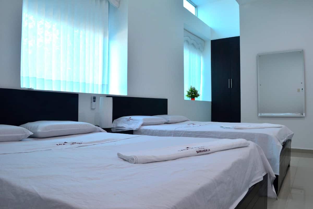 Minibar, blackout curtains, free rollaway beds, free WiFi