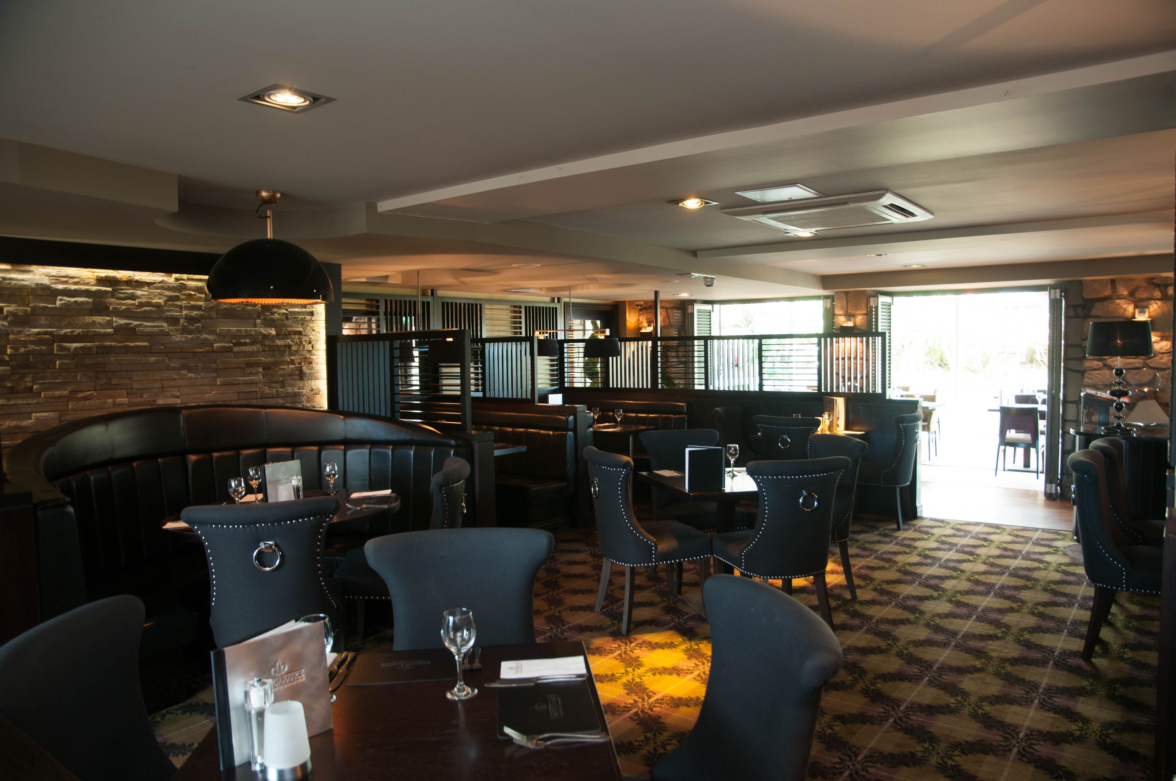 breakfast, lunch and dinner served