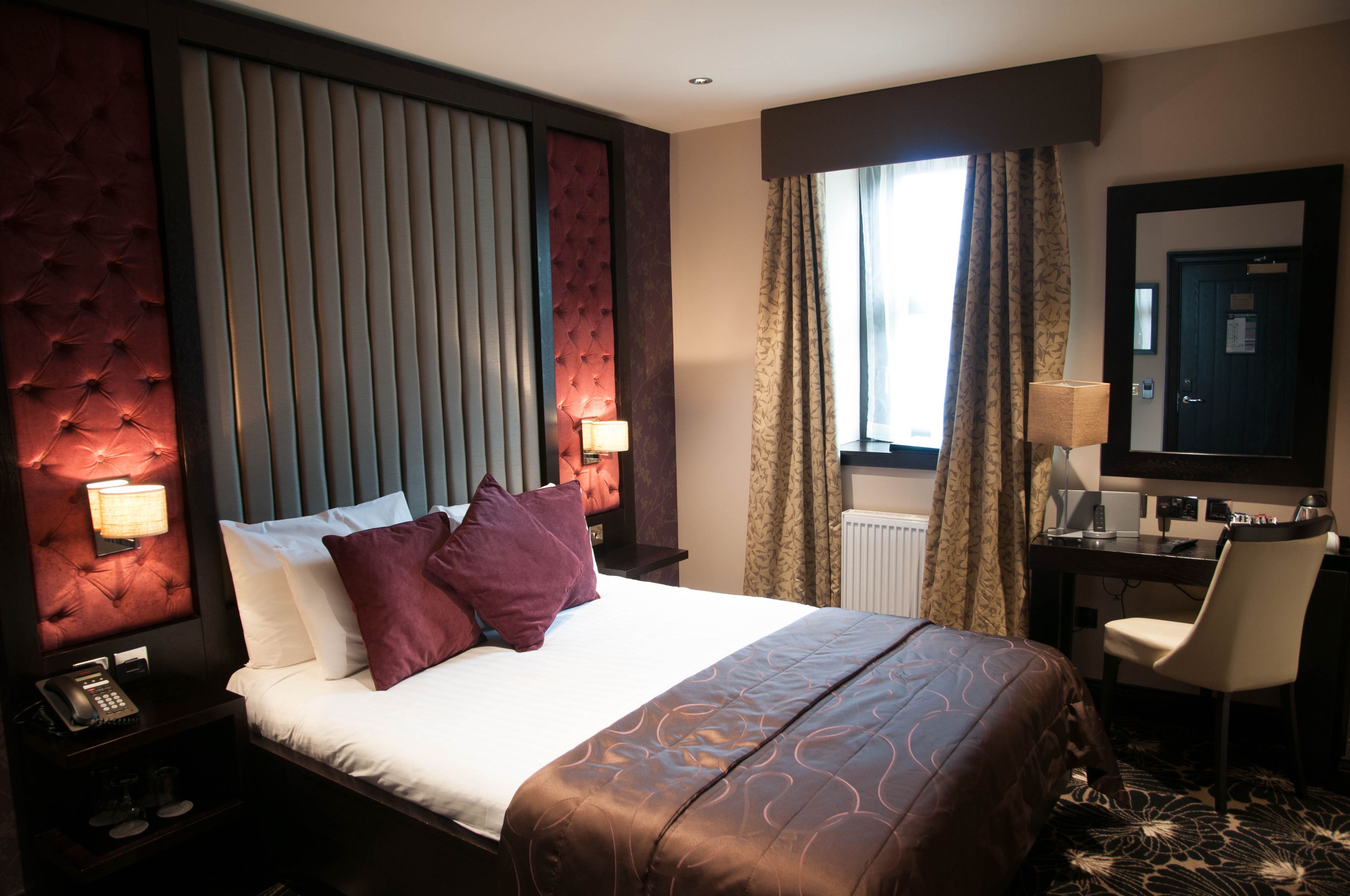 premium bedding, down duvets, select comfort beds, minibar