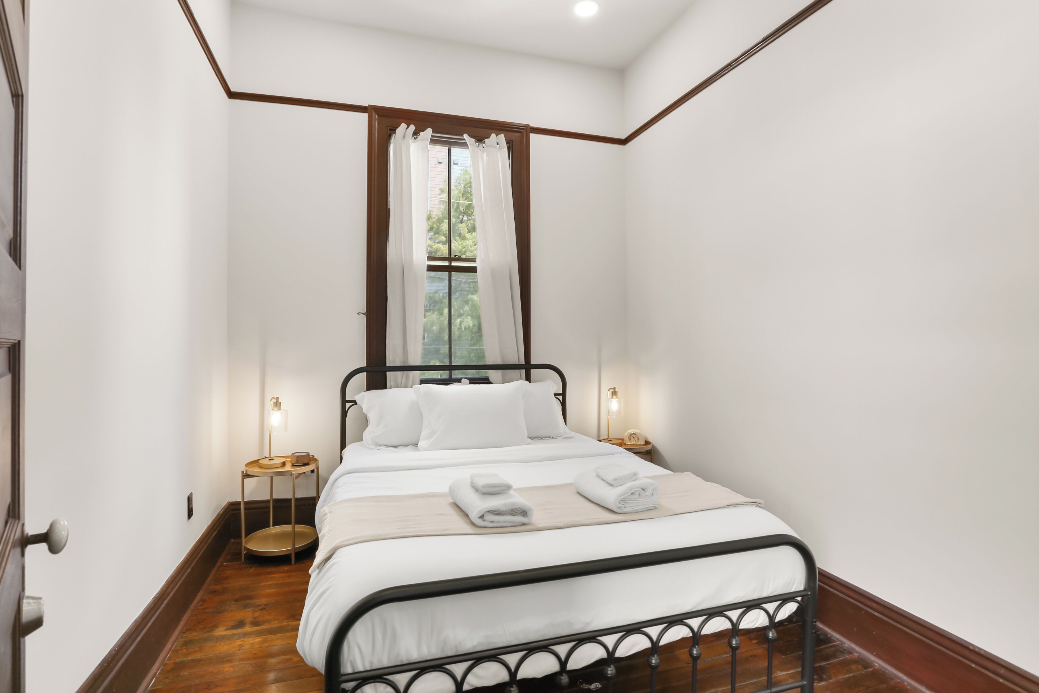 Hypo-allergenic bedding, individually decorated, individually furnished