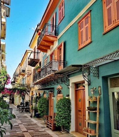 Außenbereich. Kyveli Suites