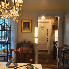 Interior entrance