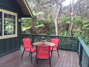 Cottage, 1 King Bed | Terrace/patio - Volcano Hidden Cottage (Volcano)