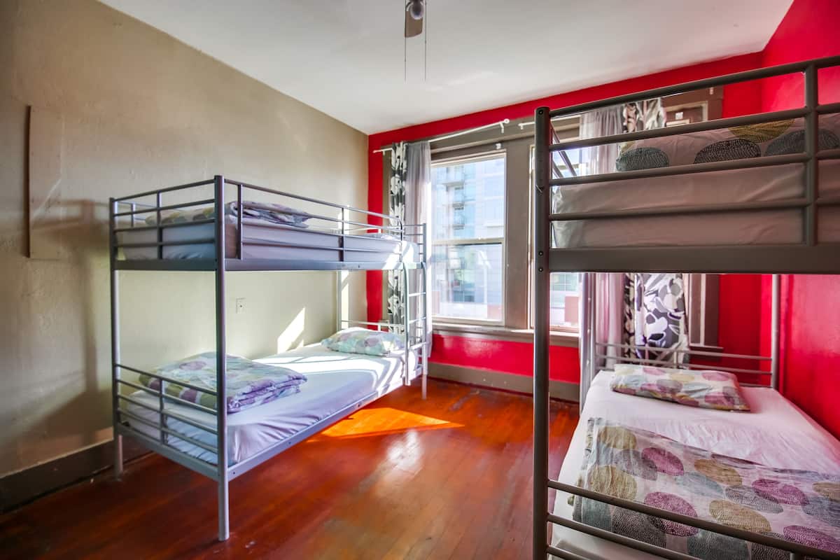 Shared Dormitory, Women only, Shared Bathroom (4 Beds) | Iron/ironing board, free WiFi, bed sheets