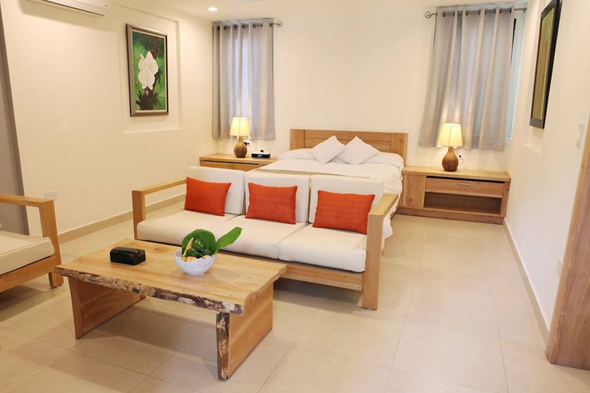 Junior-Suite, 1 Schlafzimmer, Gartenblick