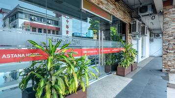 Overnatningsstedets indgangsparti