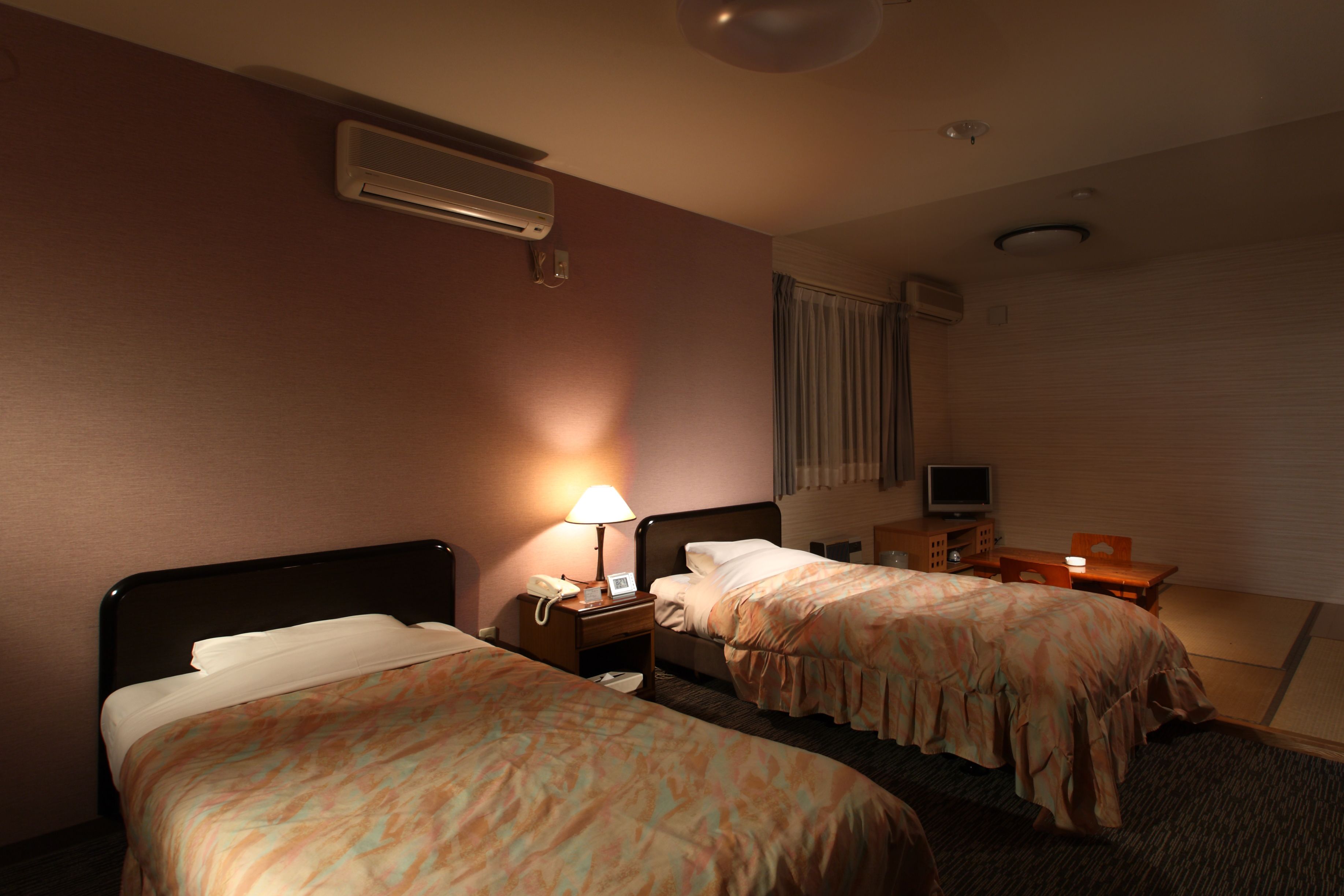 deluxe japanese western room with tatami | free wifi