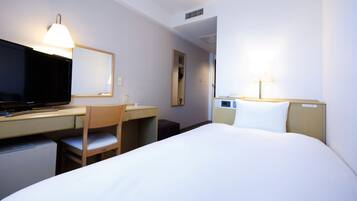 Desk, blackout curtains, iron/ironing board, free WiFi