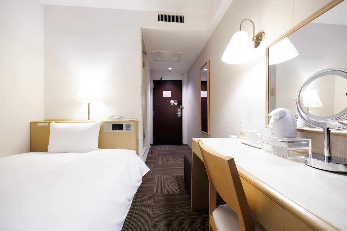 Female Single Room, Non Smoking | Desk, blackout drapes, iron/ironing board, free WiFi