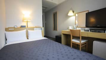 Desk, blackout curtains, iron/ironing board, free WiFi