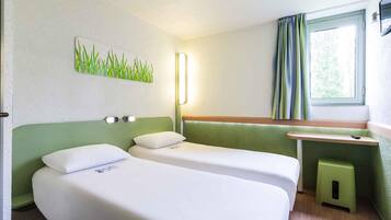 Desk, iron/ironing board, free WiFi, bed sheets