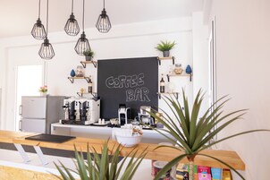 Daily buffet breakfast (EUR 7 per person)