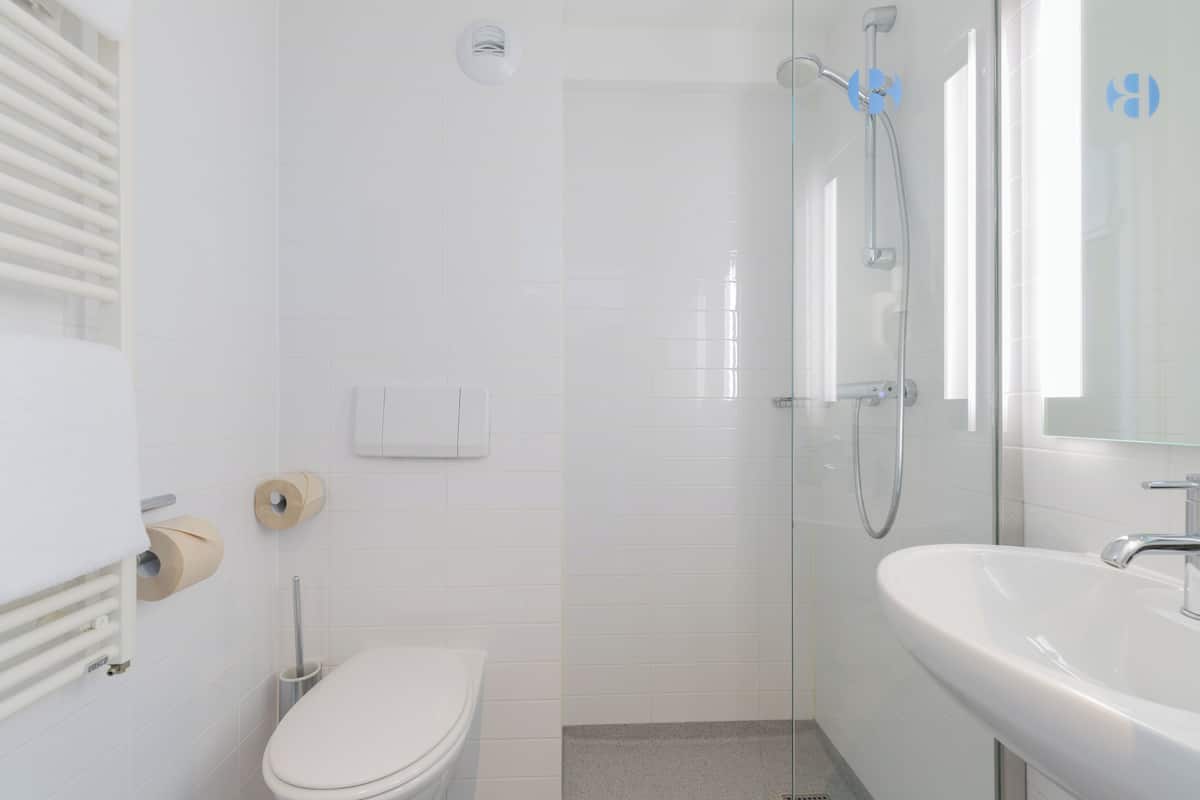 free toiletries, hair dryer, towels, soap